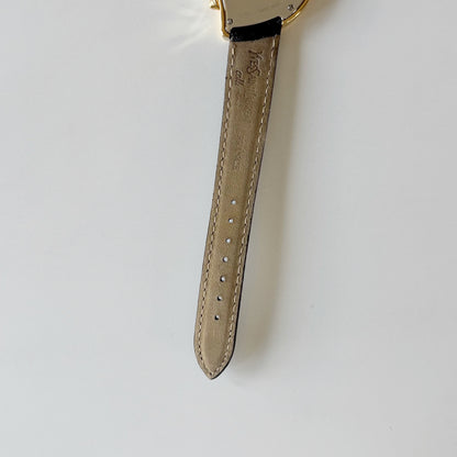 Yves Saint Laurent 1990s Heart Shaped Dial Gold Plated Watch
