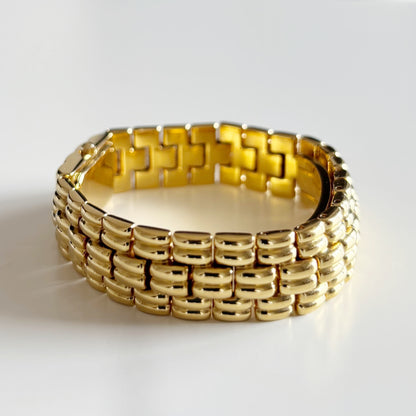 Fendi 1990s Gold Plated Watch