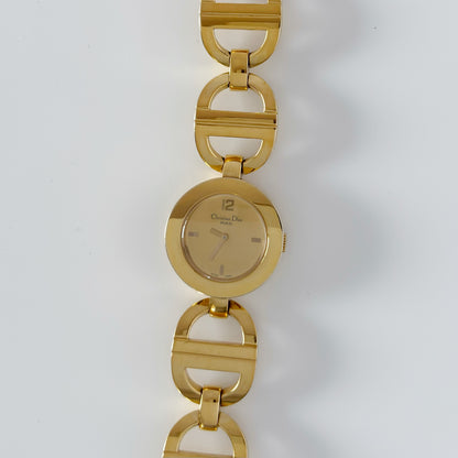 Dior Early 2000s Malice Gold Plated Watch