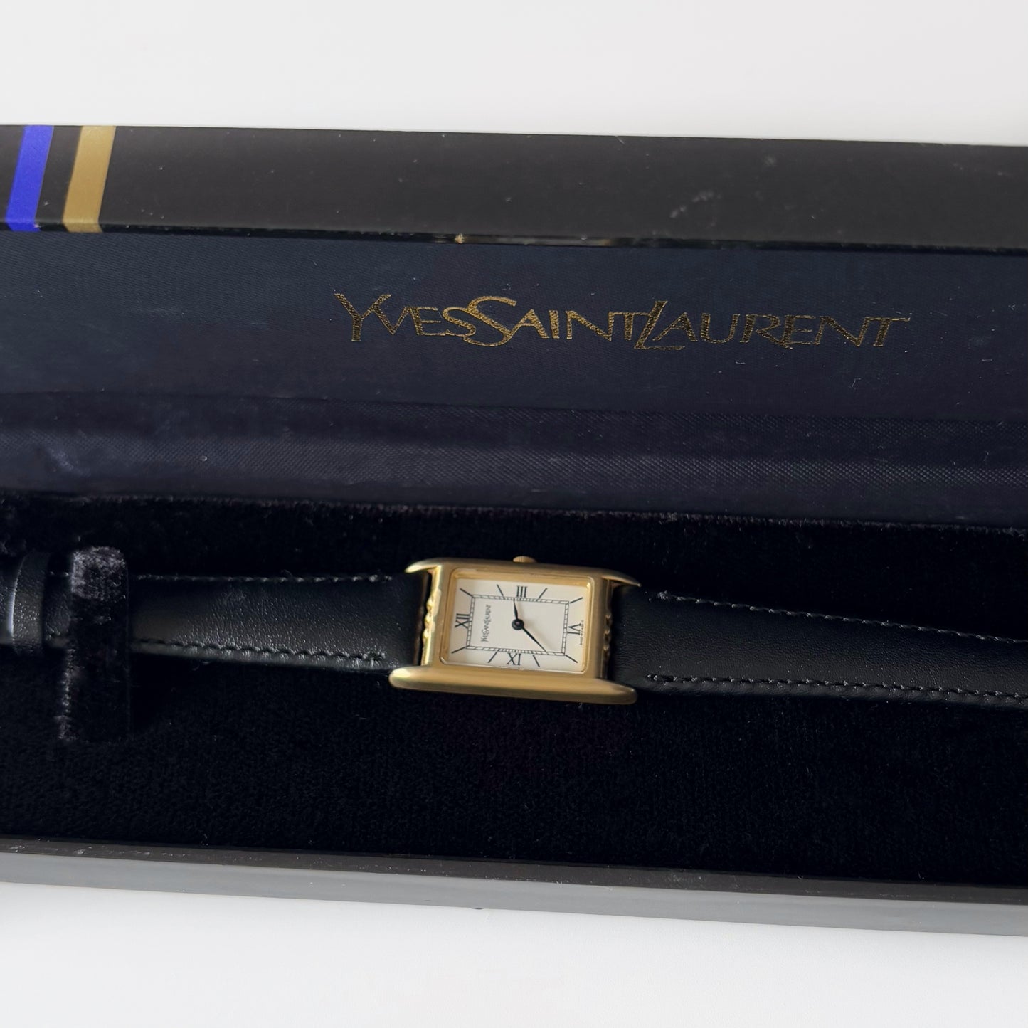 Yves Saint Laurent 1980s Tank Watch