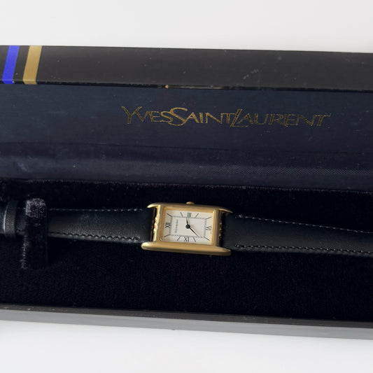 Yves Saint Laurent 1980s Tank Watch
