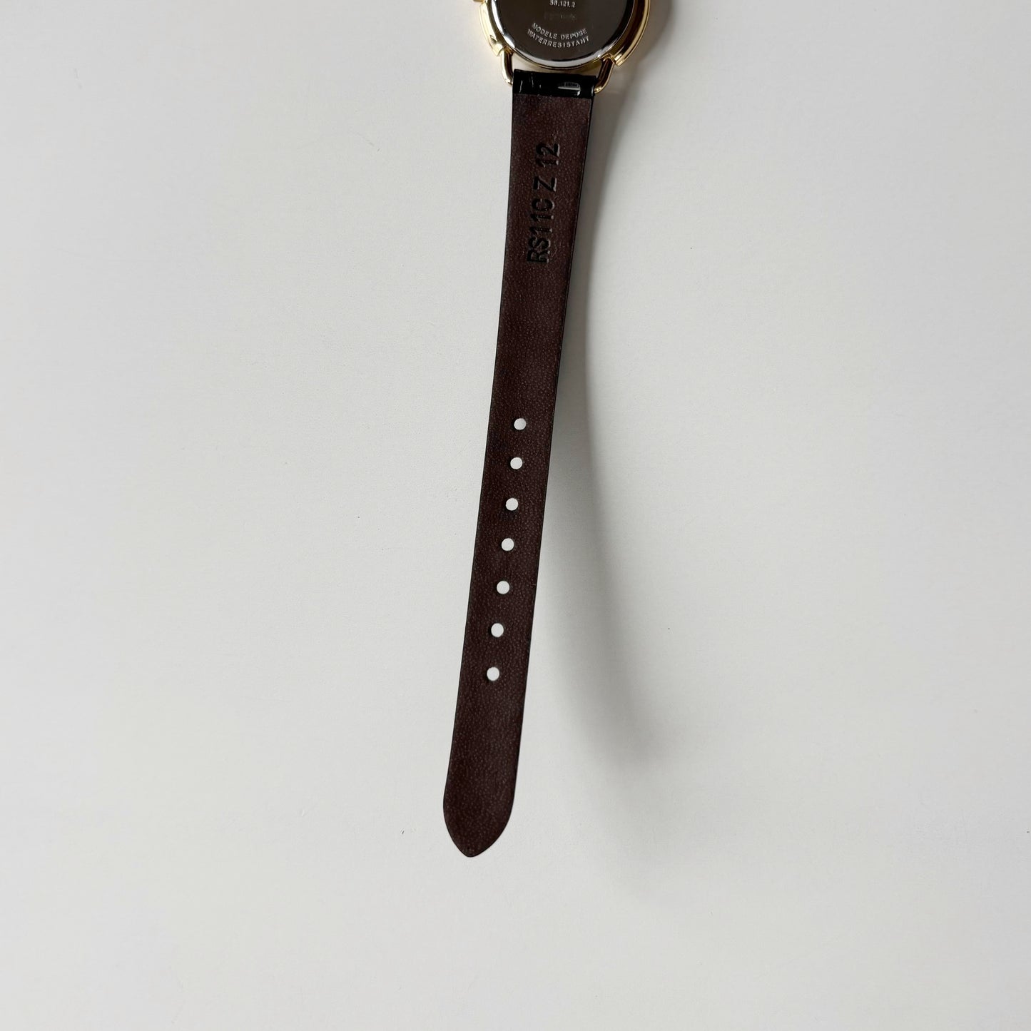 Dior 1990s Round Dial Gold Plated Watch