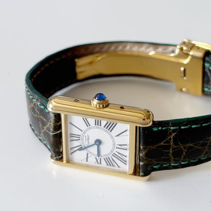 Cartier 1990s Must de Tank Opaline Watch (SM)