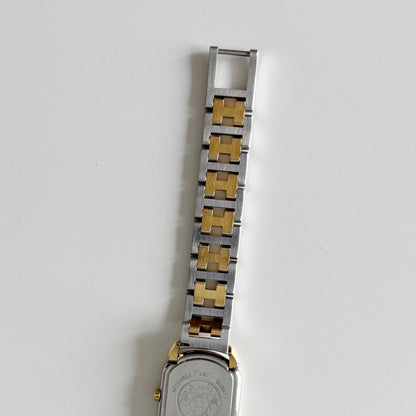 Hermes 1990s Rallye Two Tone Watch