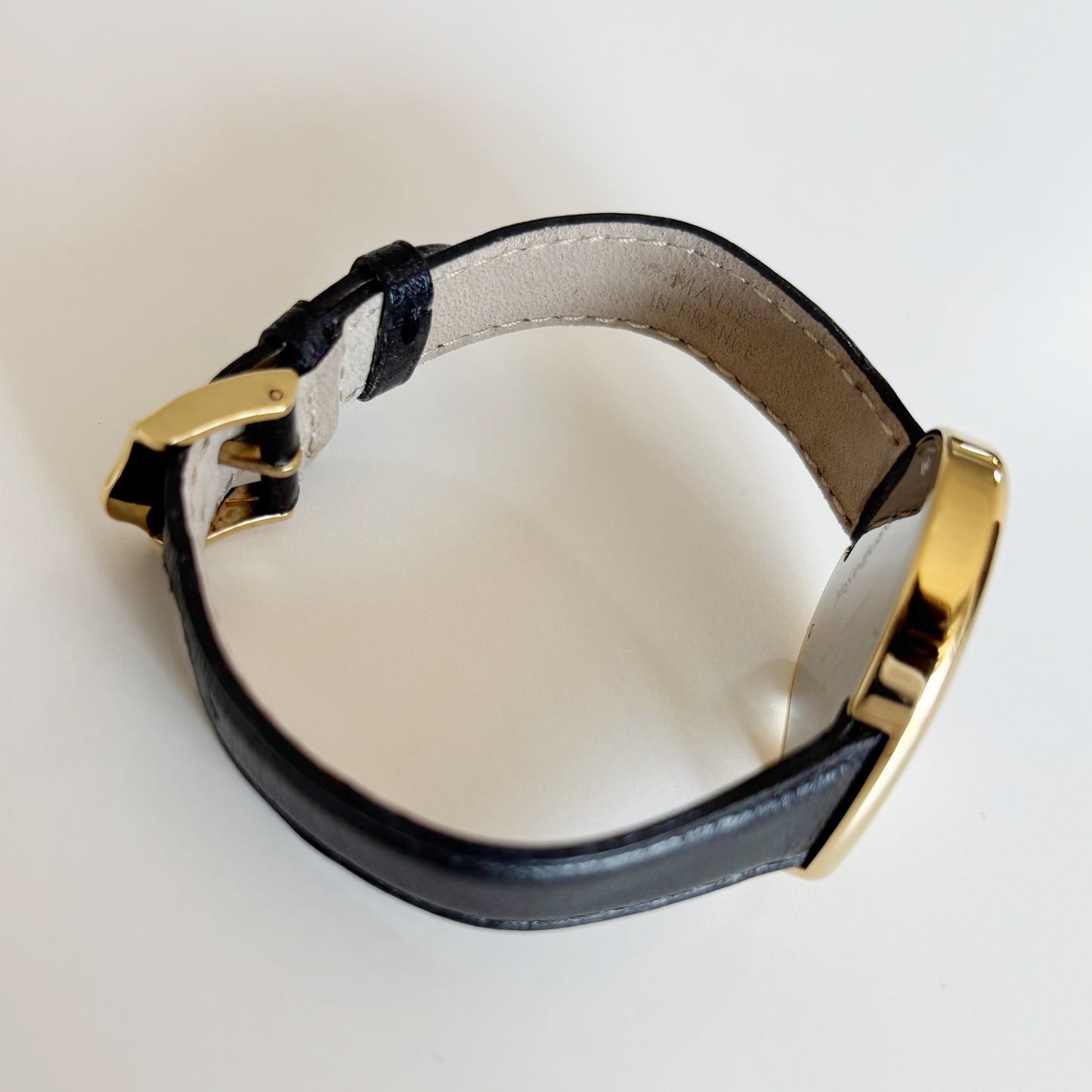 Yves Saint Laurent 1990s Heart Shaped Gold Plated Watch