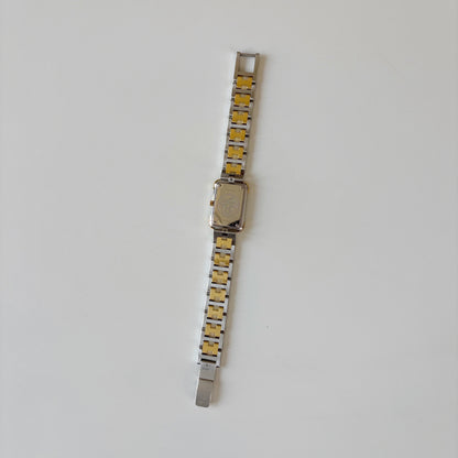 Hermes 1990s Croisier Two Tone Watch