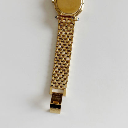 Dior 1990s Octagon Dial Gold Plated Watch