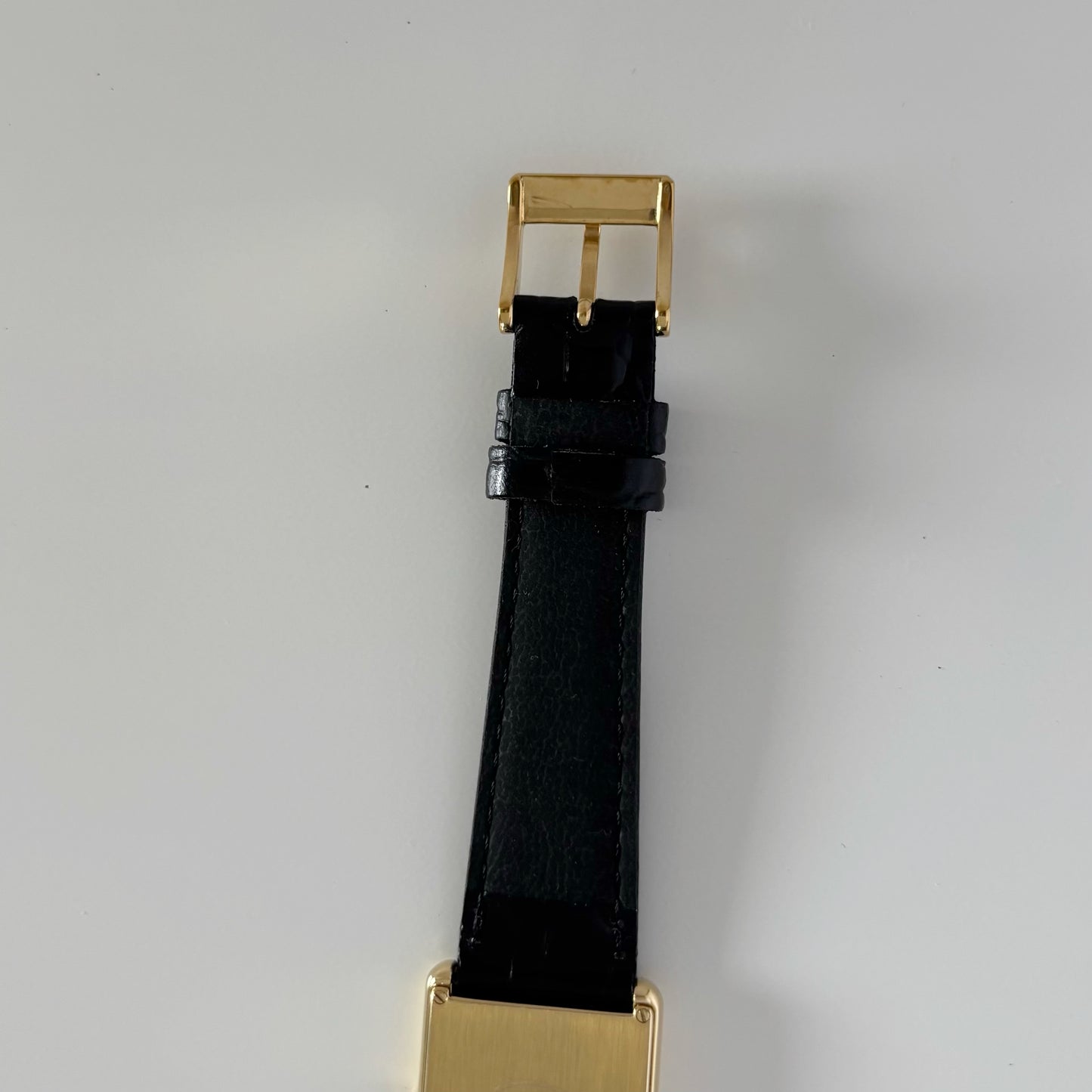 Gucci 1990s 18K Solid Gold Tank Watch