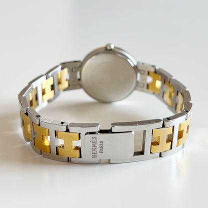 Hermes 1990s Windsor Two Tone Watch
