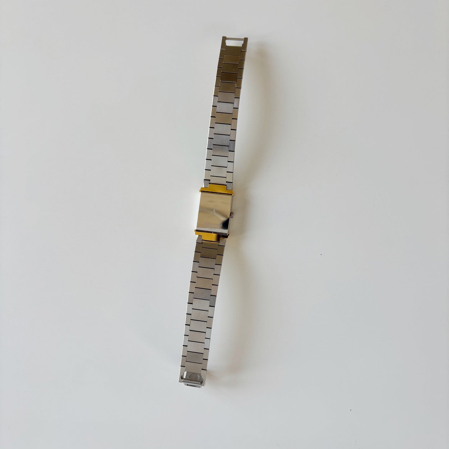 Yves Saint Laurent 1990s Reverso Two Tone Watch