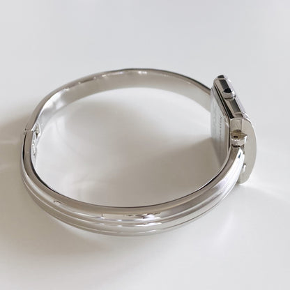 Yves Saint Laurent 1990s  Silver Bangle Watch