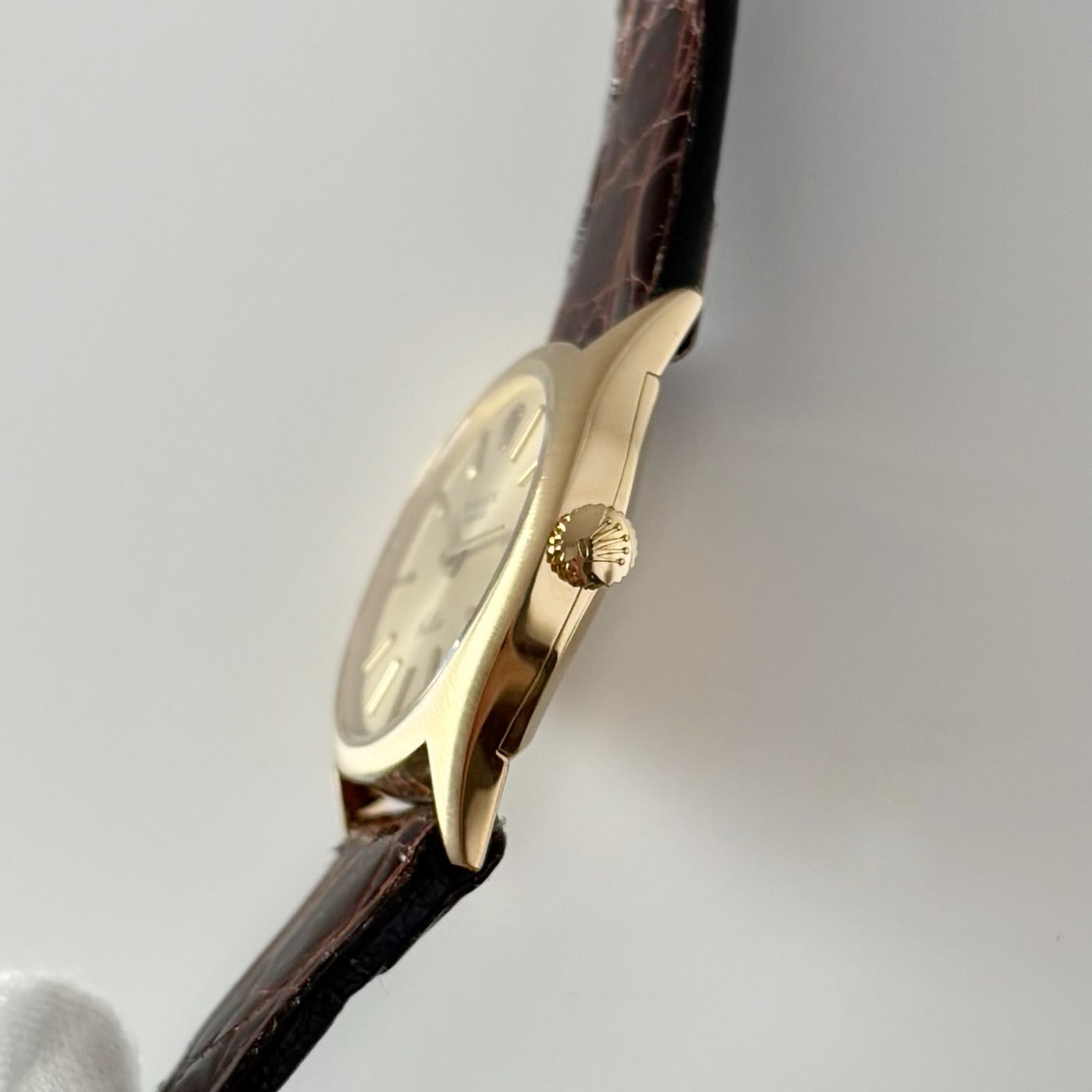 Rolex 1969 Cellini 18K Case Manual Wind Watch