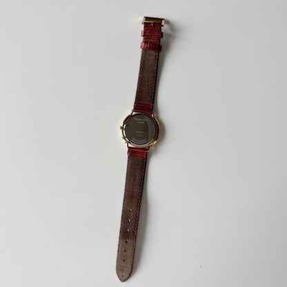 Dior 1990s Seashell Round Dial Gold Plated Watch (Large) (5/31)