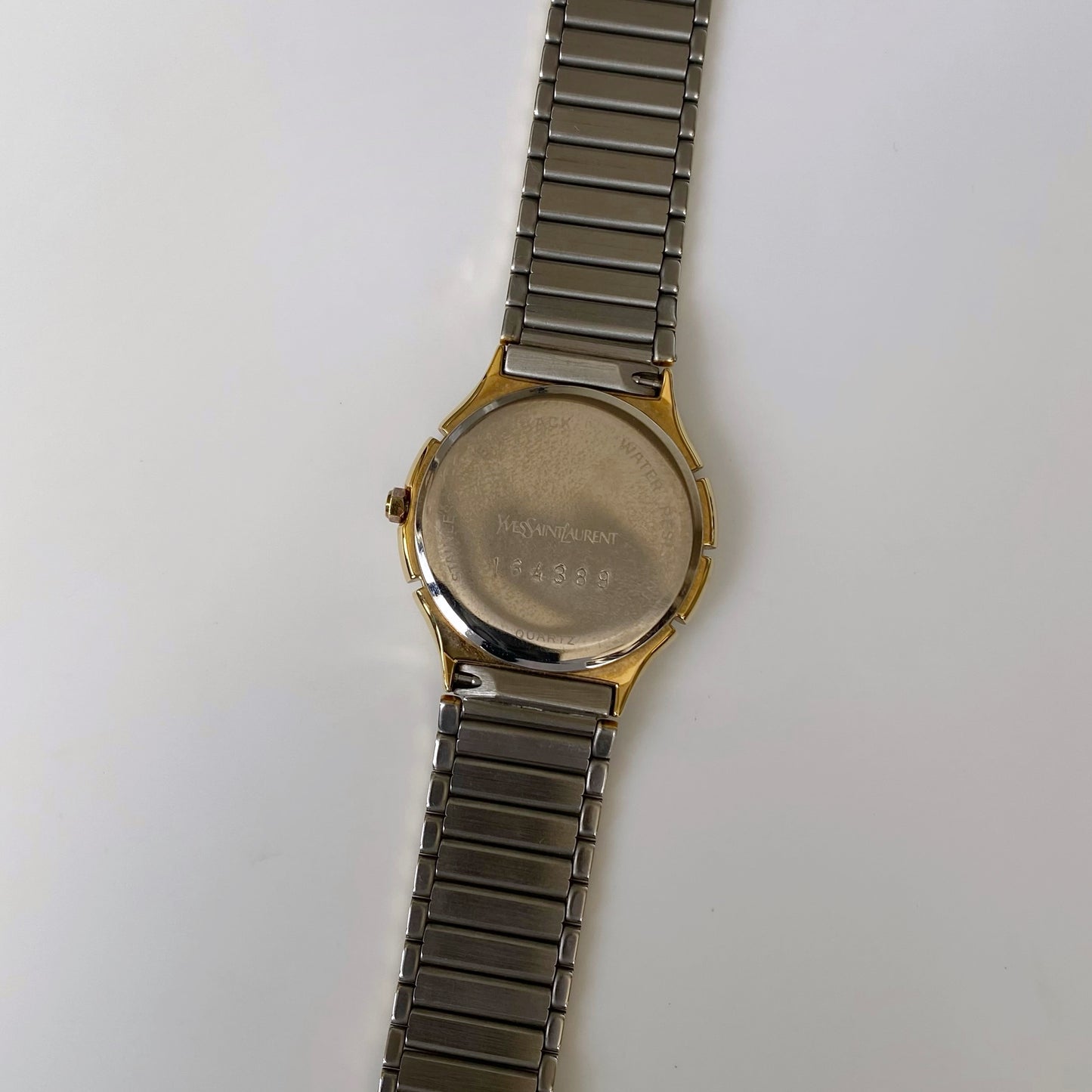 Yves Saint Laurent 1990s Two Tone Watch