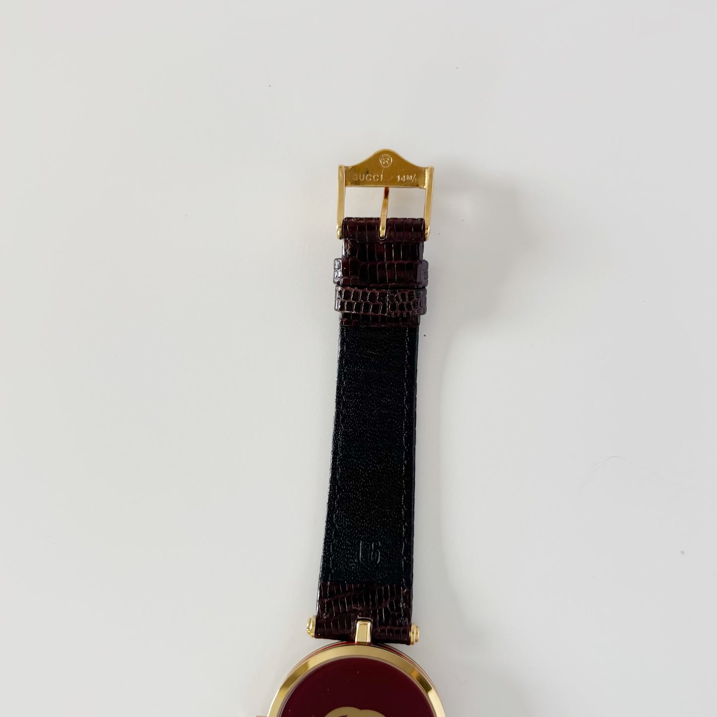 Gucci 1990s Round Dial Sherry Watch (Large)