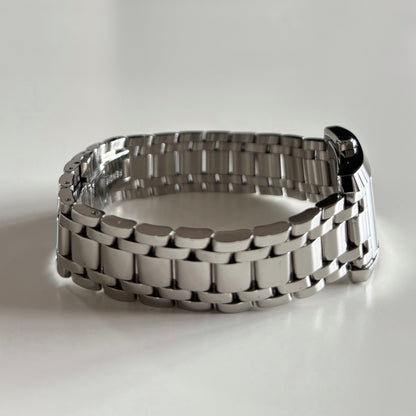 Fendi 1990s Seashell Dial Tank Stainless steel Watch
