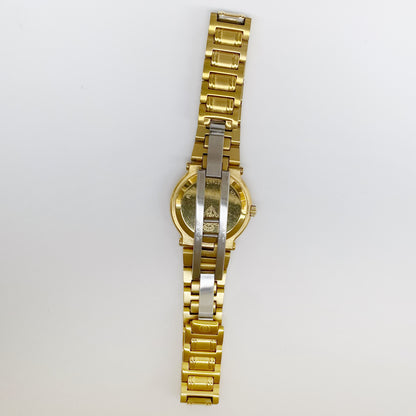 Gucci 1990s Seashell Dial Gold Plated Watch