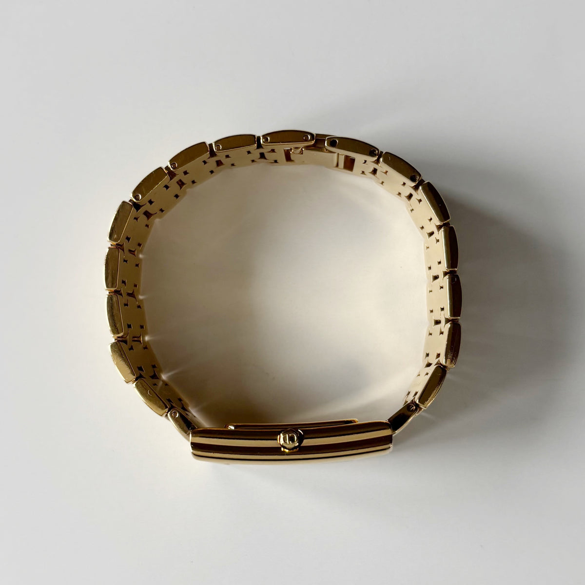 Dior 1990s Sub Second Tank Gold Plated Watch