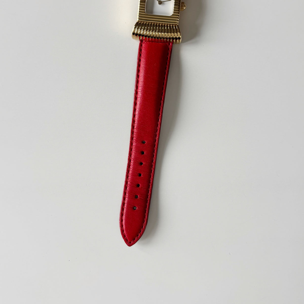 Yves Saint Laurent 1990s Ribbon Gold Plated Watch