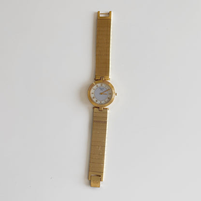 Dior 1990s Round Dial Gold Plated Watch (Large)