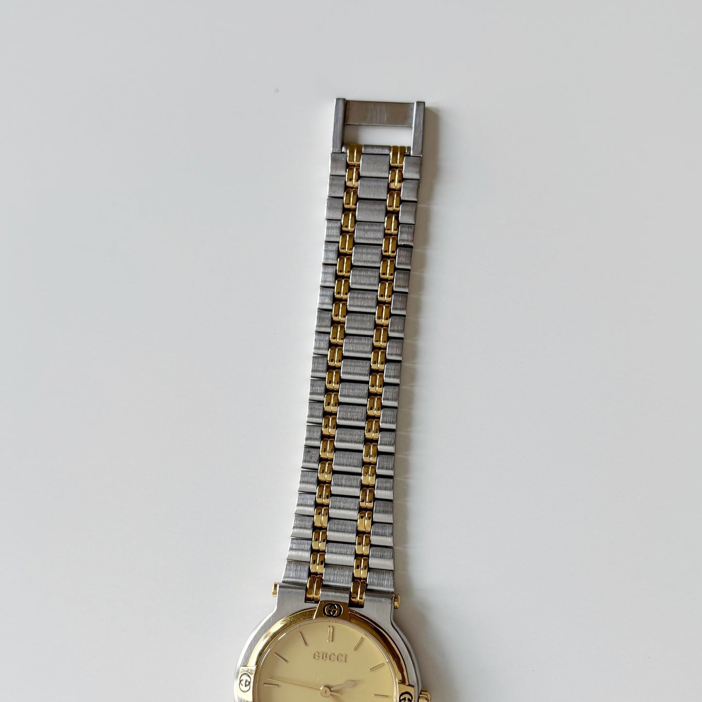 Gucci 1990s Date Round Dial Two Tone (Large)
