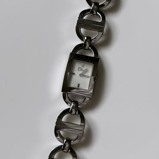 Dior Early 2000s Malice Interchangeable Belt Stainless Steel Watch