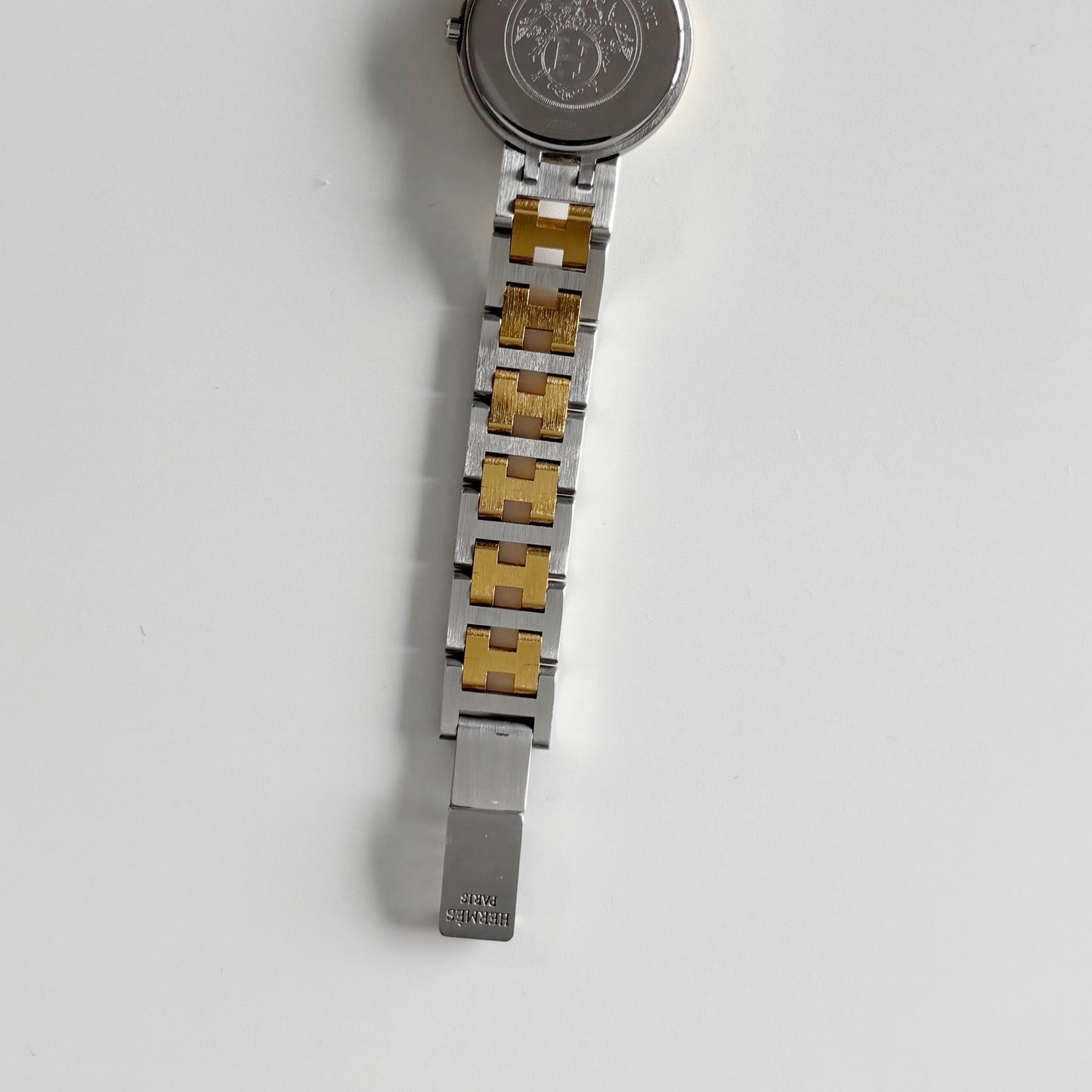 Hermes 1990s Windsor Two Tone Watch