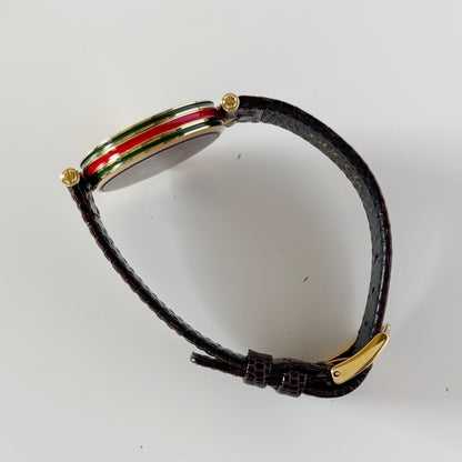 Gucci 1990s Round Dial Sherry Watch (Large)