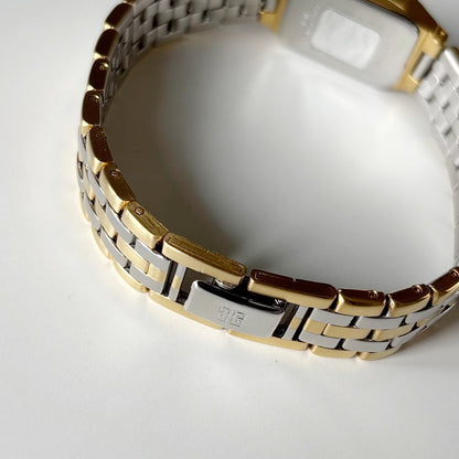 Givenchy 1990s Two Tone Gold Plated Watch