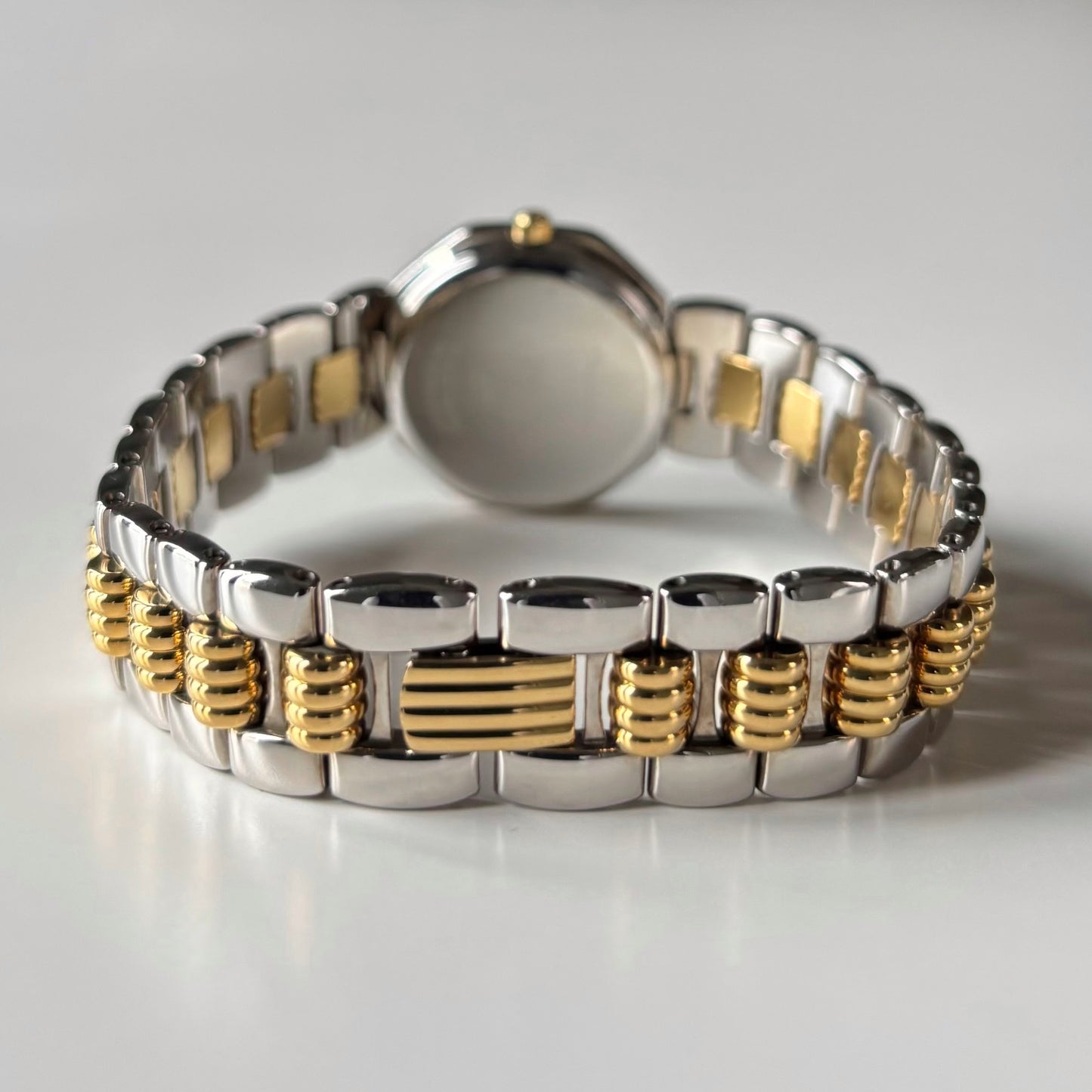 Dior 1990s Date Octagon Two Tone Watch