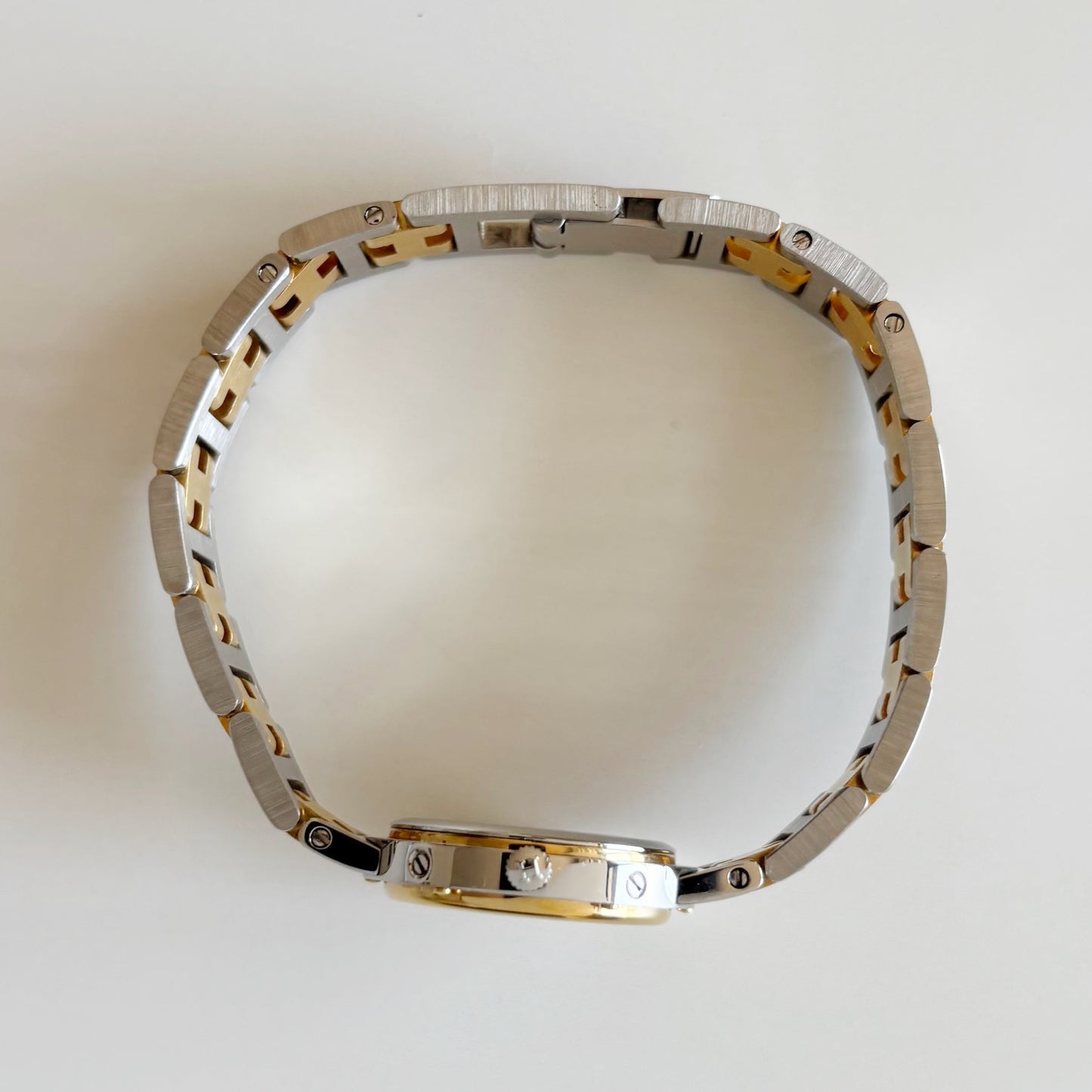 Hermes 1990s Clipper Two Tone Watch