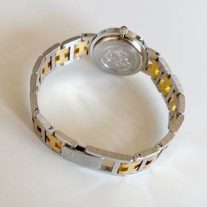 Hermes 1990s Clipper Two Tone Watch