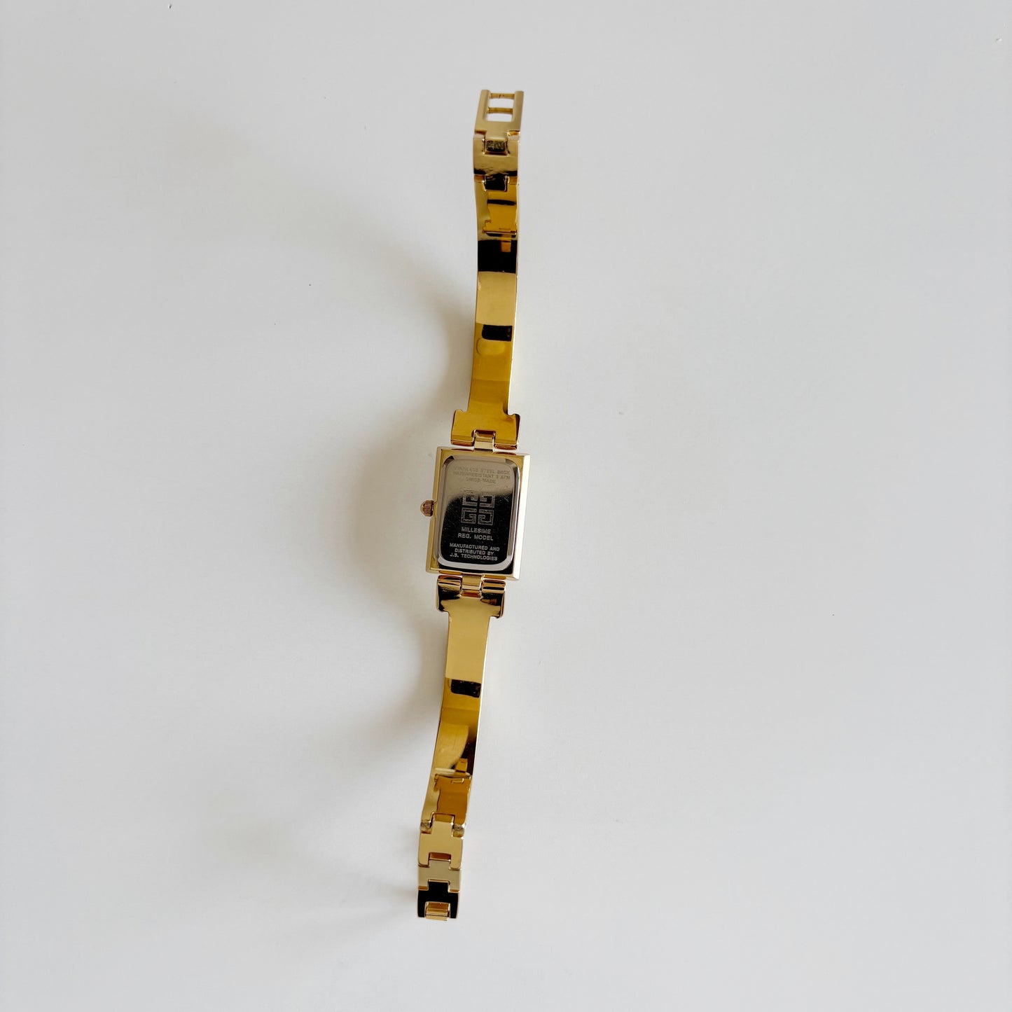 Givenchy 1990s Gold Plated Bangle Watch