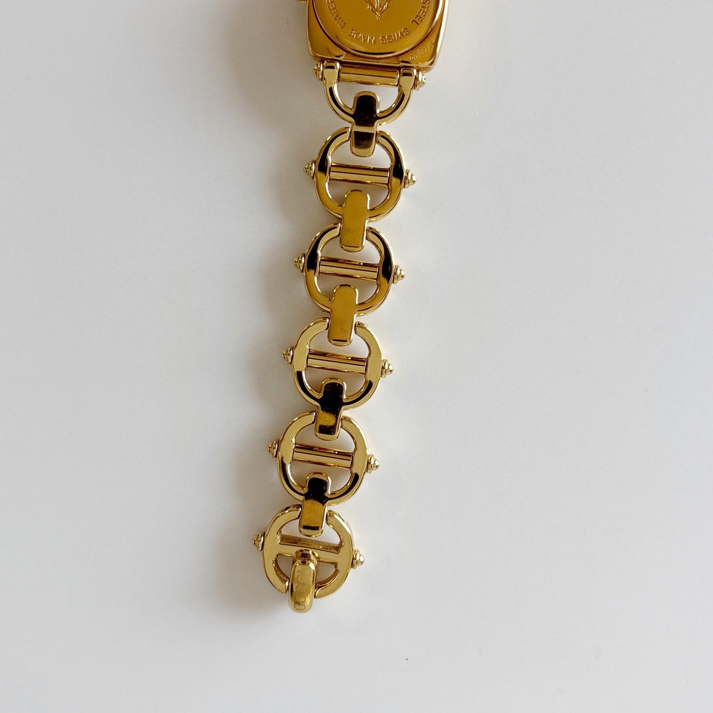 Gucci 1990s Seashell Dial Gold Plated Watch