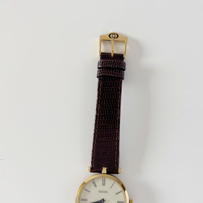 Gucci 1990s Round Dial Sherry Watch (Large)