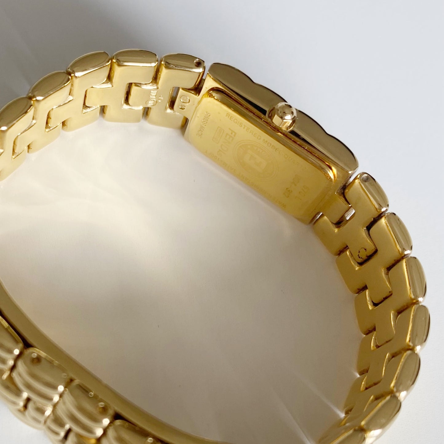 Fendi 1990s Gold Plated Watch