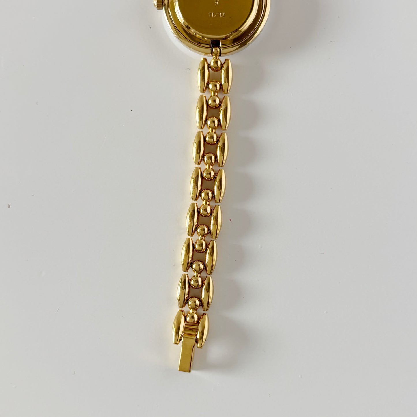 Gucci 1990s Interchangeable Bezel Gold Plated Watch with 6 bezels, case (160mm)