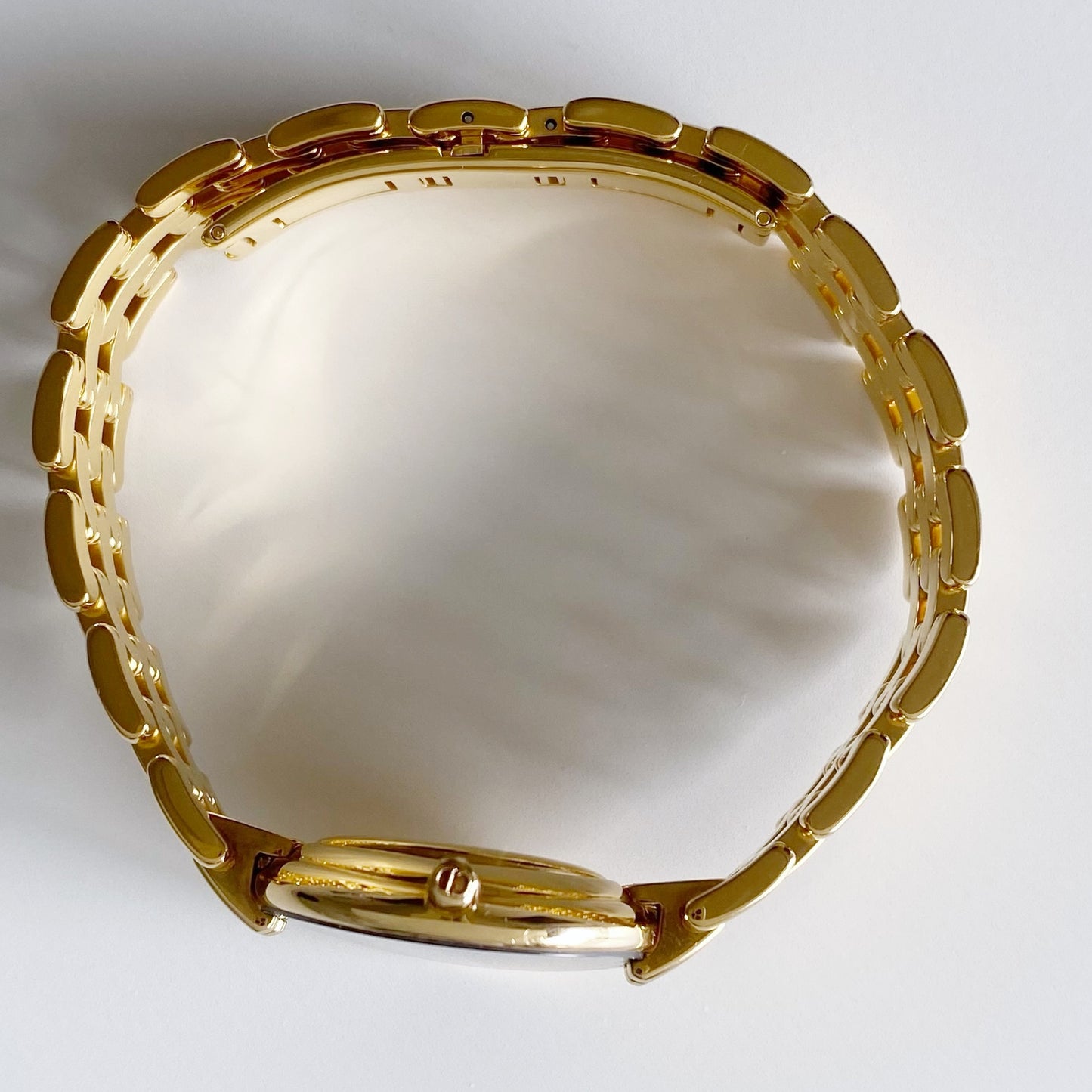 Dior 1990s Bagheera Gold Plated Round Watch