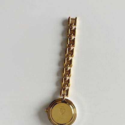 Gucci 1990s Interchangeable Bezel Gold Plated Watch with 6 bezels, case (160mm)