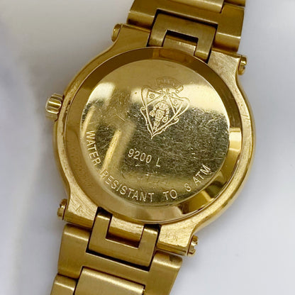 Gucci 1990s Seashell Dial Gold Plated Watch