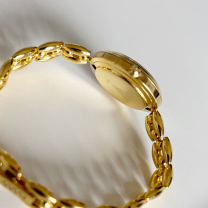 Gucci 1990s Interchangeable Bezel Gold Plated Watch with 6 bezels, case (160mm)