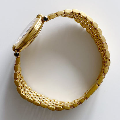 Dior 1990s Octagon Gold Plated Watch
