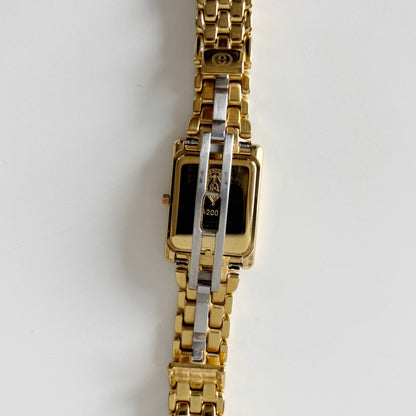 Gucci 1990s Tank Gold Plated Watch