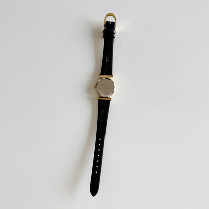 Dior 1990s Round Dial Gold Plated Watch