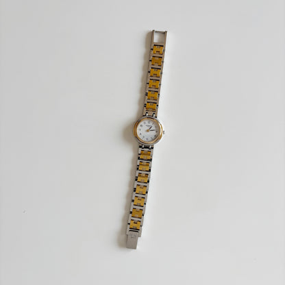 Hermes 1990s Windsor Two Tone Watch