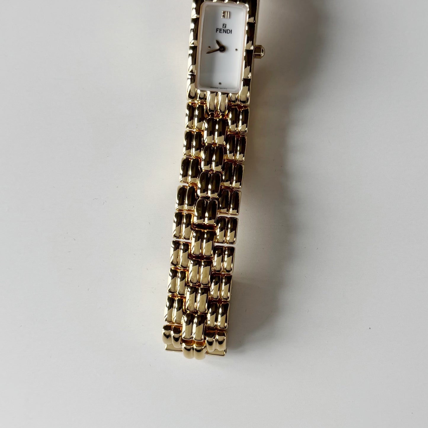 Fendi 1990s Gold Plated Watch
