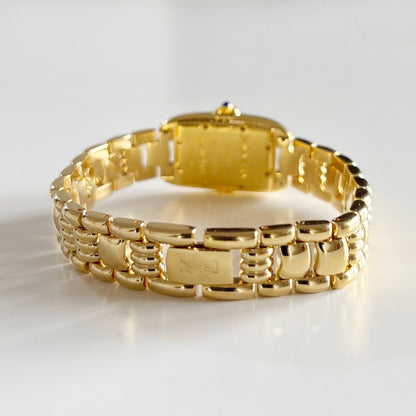 Yves Saint Laurent 1990s Tank Gold Plated Watch