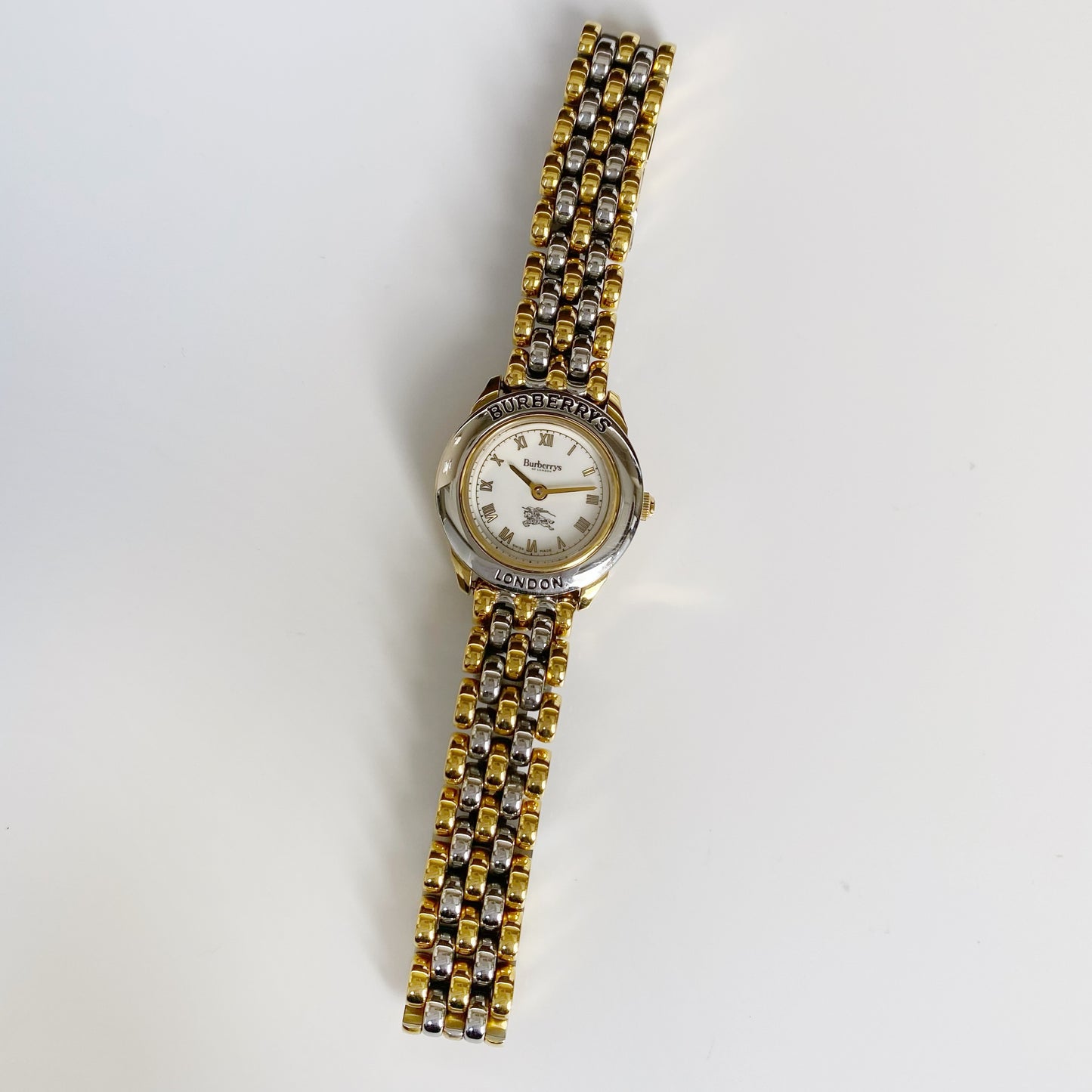 Burberry 1990s Two Tone Watch