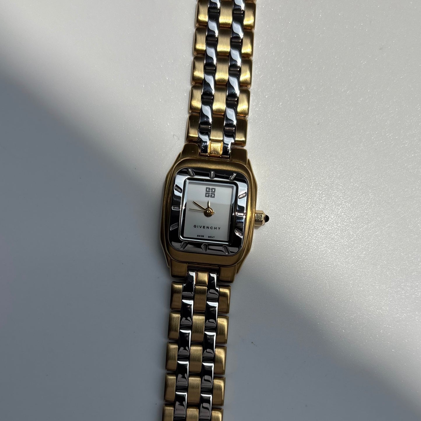 Givenchy 1990s Two Tone Gold Plated Watch