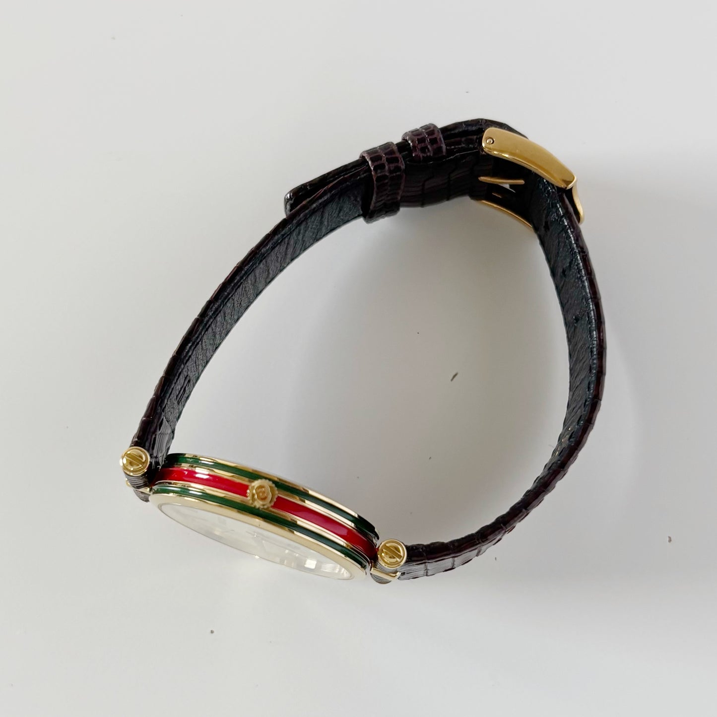 Gucci 1990s Round Dial Sherry Watch (Large)
